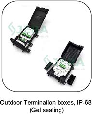 Outdoor Termination သေတ္တာများ၊ IP-68 (Gel sealing)၊