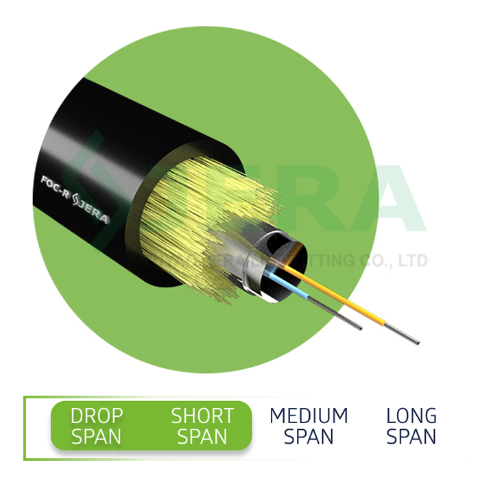 Micro adss ftth cable 2 fibers