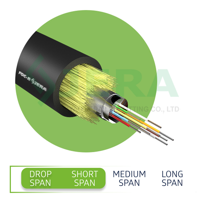 Fiber optic distribution cable 6 fibers