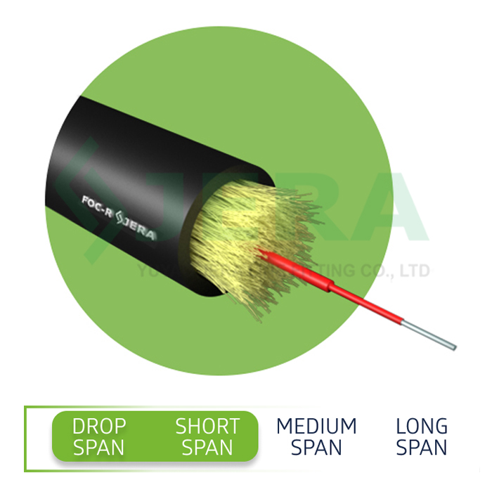 FTTH round drop cable 1 fiber