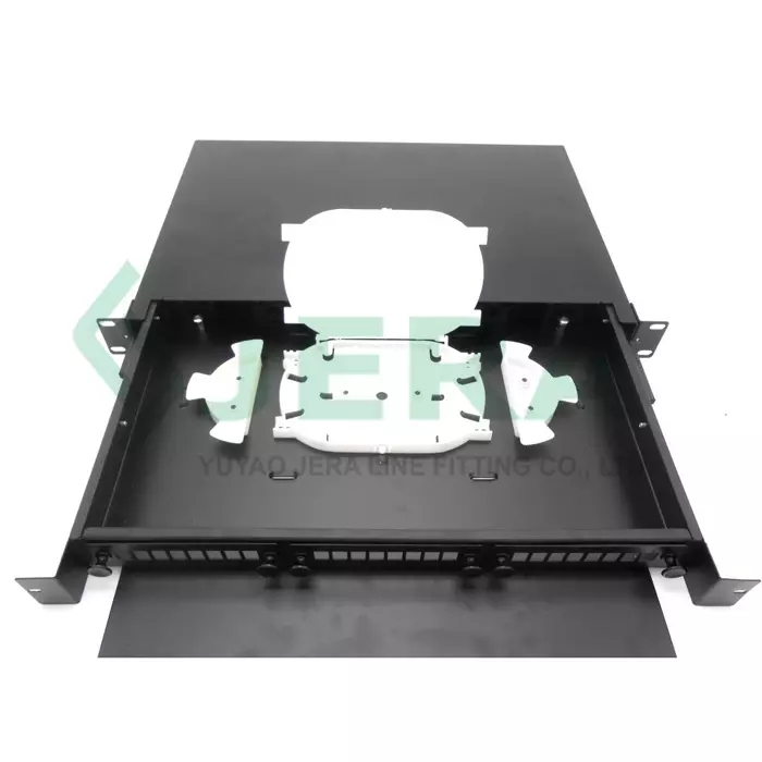 19 rack mount fiber optic distribution frame 1U-24-SC-S