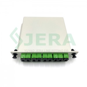 FTTH kazetový PLC splitter 1×8 SC/APC