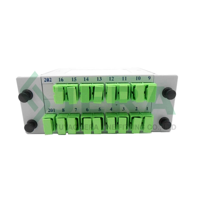 1×16 PLC LGX မော်ဂျူး SC/APC အဒက်တာများ