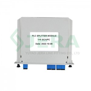 Διαχωριστής PLC οπτικής κασέτας 1×4 SC/UPC