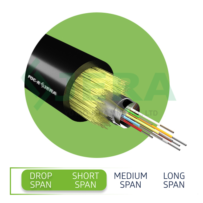 Fiber optic distribution cable 6 fibers