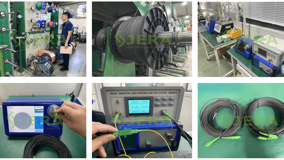 FTTH Drop Cable Patch Cord Workshop