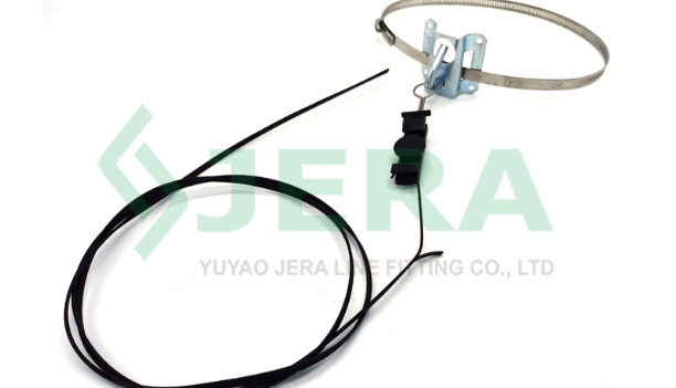 FTTH Drop Cable Clamp (S-Type) – Secures Fiber Optic Cables on Dead-End Routes for Outdoor FTTH Network Construction
