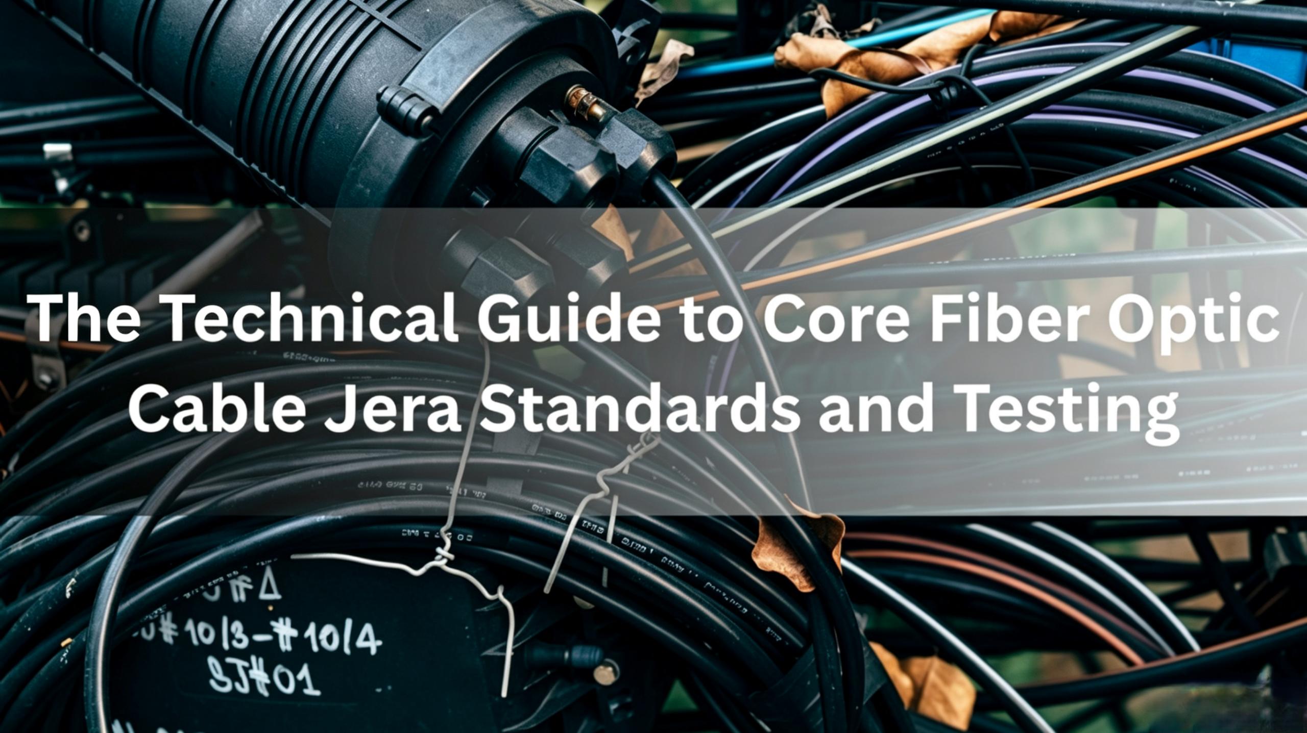 The Technical Guide to Core Fiber Optic Cable Jera Standards and Testing in 2026