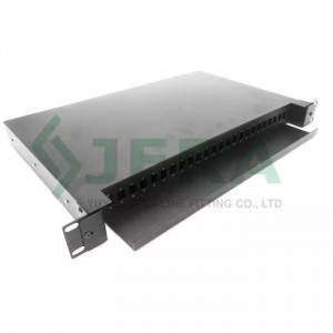 Fiber optical patch panel, 1U-24-SC