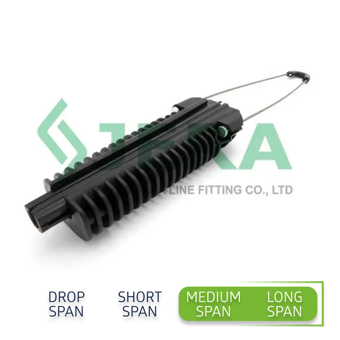 Aerial ADSS tension clamp, PA-3000 (8-12mm)