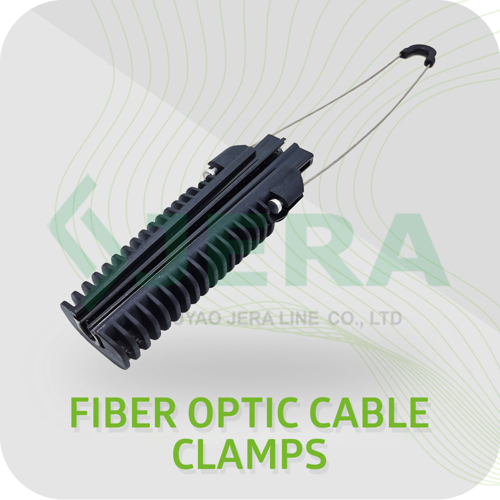 Abrazaderas para cables de fibra óptica
