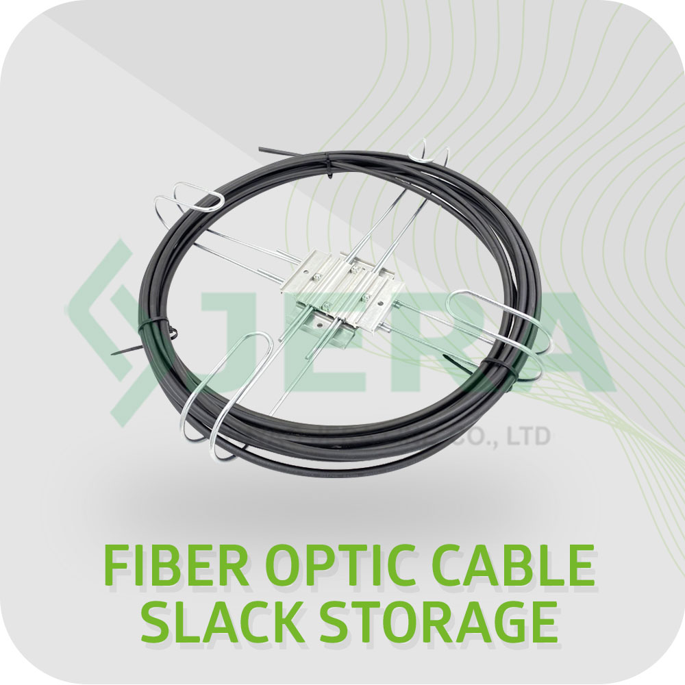 Fiberoptisk kabel slap opbevaring