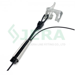 Aerial FTTH GYFBY drop cable 4 core