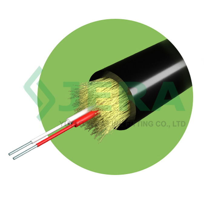 Aero drop FTTx cable 2 fibers