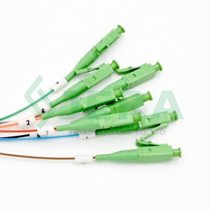 1×8 LC-APC fiber optic PLC splitter