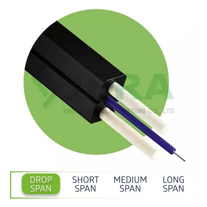 Donhedza Cable ine Frp Tsvimbo, 1 Fiber