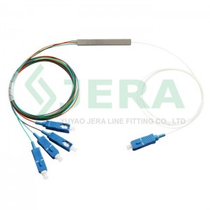 FTTH blockless fiber PLC splitter 1 × 4 SC / UPC