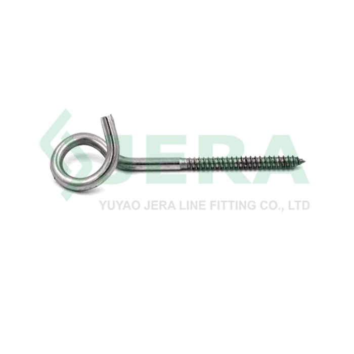 Pigtail screw hook, PS-5