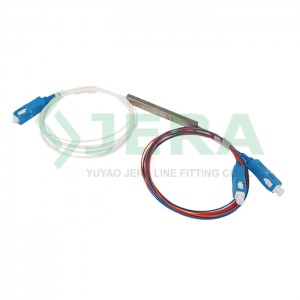 FTTH mini module PLC splitter 1 × 2 SC/UPC