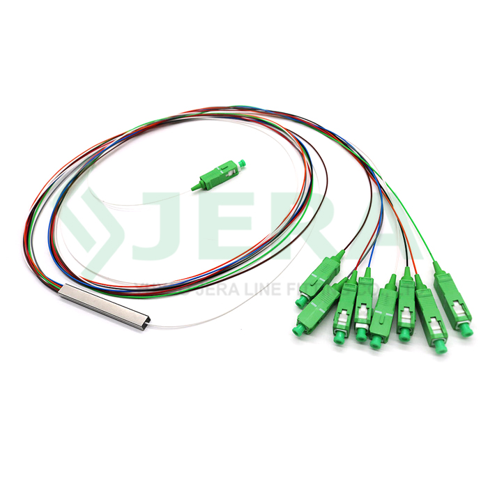 Blockless PLC splitter 1 × 8 SC/APC