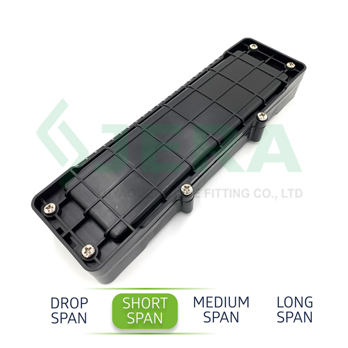 Fiber optic splice closure, FOSC-8 (12) 8 fiber joints