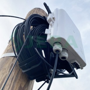Support d'installation de boîte de terminaison de fibre optique YK-SX, avec stockage du mou de câble de dérivation