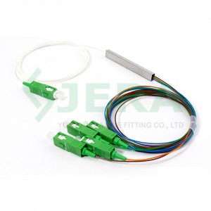 ෆයිබර් ඔප්ටිකල් PLC splitter 1×4 SC/APC