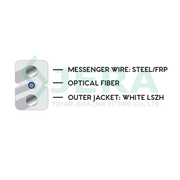 2 Core optical fiber cable