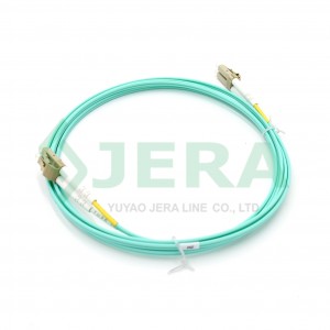 Fiber patch cord OM3 LC-LC duplex LSZH 2M