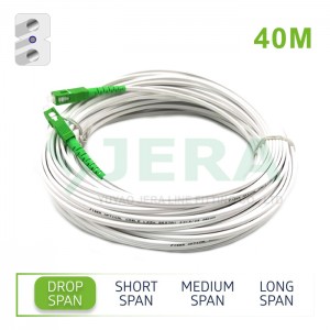 Innanhúss FTTH fallsnúra SC/APC 40M