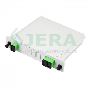 Daxiletmə növü PLC splitter 1×2 SC/APC