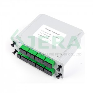 Plug-in type nga PLC splitter 1×16 SC/APC