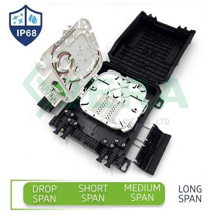 Optical fiber termination box FODB-8H