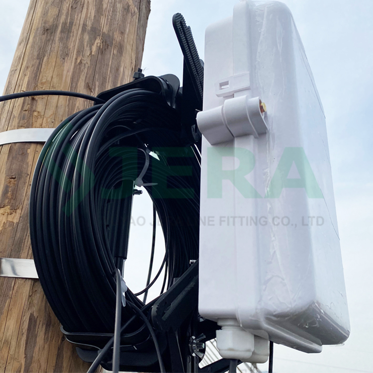 Soporte de instalación de caja de terminación de fibra óptica YK-SX, con almacenamiento de cable de acometida