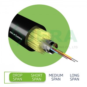 Round FTTH drop cables