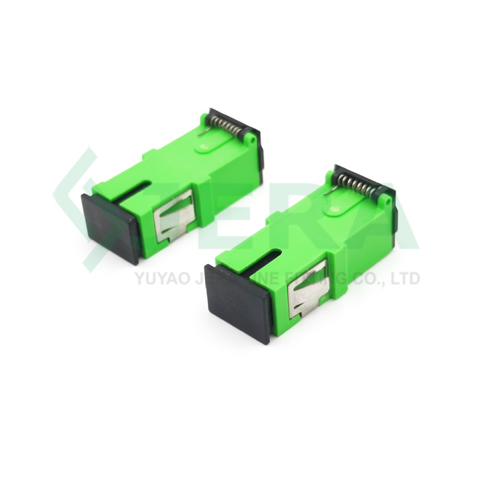 Adaptateur fibre optique SC/APC, type obturateur