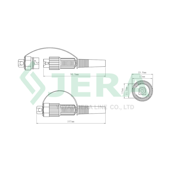 Dây vá SC/APC mini cứng