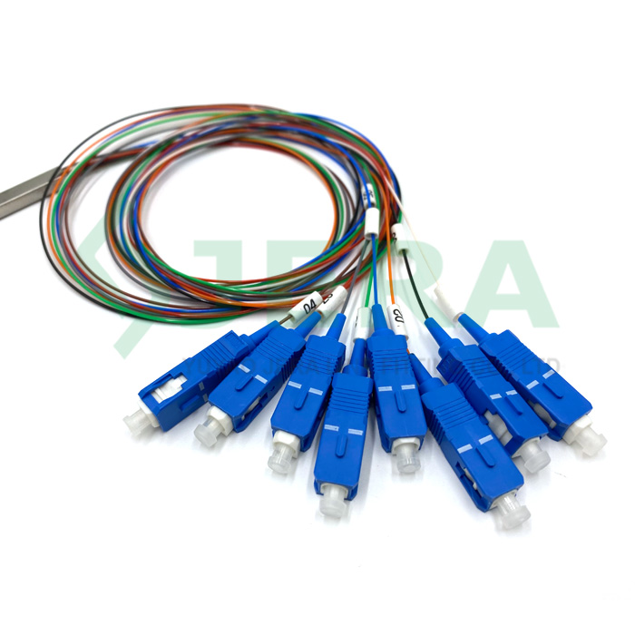 מפצל סיבי PLC FTTH 1×8 SC/UPC