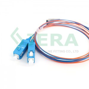 FTTH mini module PLC splitter 1 × 2 SC/UPC