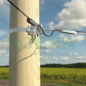 1-żyłowy kabel odgałęźny z podwójnym płaszczem, zewnętrzny LSZH, czarny