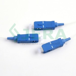 FTTH mini module PLC splitter 1 × 2 SC / UPC