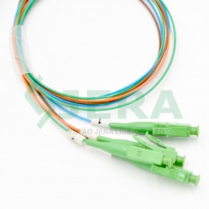 1×4 LC-APC fiber optic PLC splitter