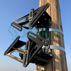 Fiber optic termination box installation bracket YK-SX, with drop cable slack storage