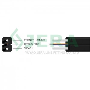 2 Core indoor FTTH drop cable