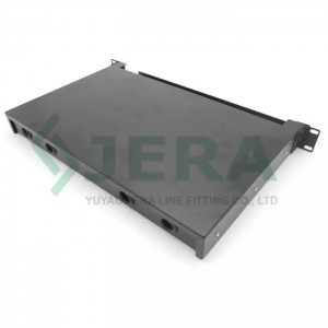 Ftth rack mount fiber optic distribution frame, 1U-12-SC