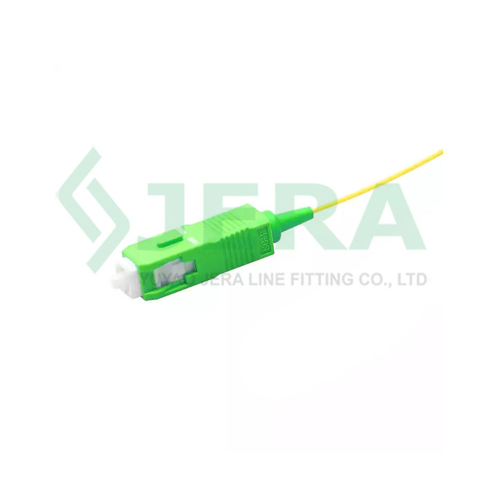 Singlemode fiberoptisk pigtail SC/APC