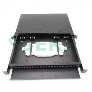 Fiber optical patch panel, 1U-24-SC