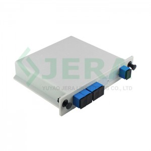 1 × 4 SC / UPC optical cassette PLC splitter