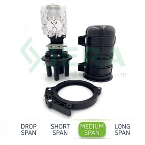 Fiber optic splice closure, FOSC-2D.5 (64)