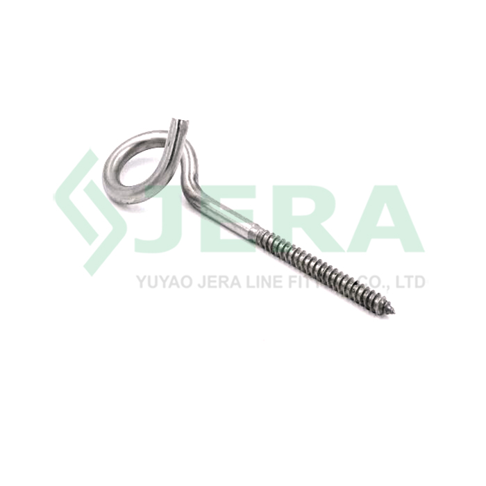 Pigtail screw hook, PS-5